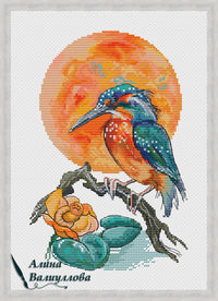 Kingfisher - PDF Cross Stitch Pattern