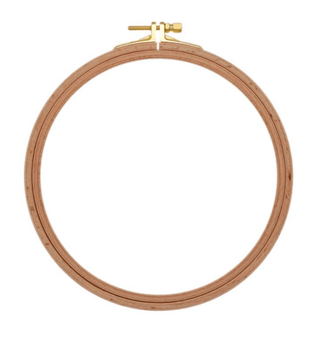 8mm Screwed Wooden Embroidery Hoop Nurge 100-5 - Wizardi