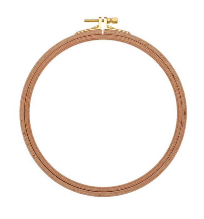 8mm Screwed Wooden Embroidery Hoop Nurge 100-6 - Wizardi