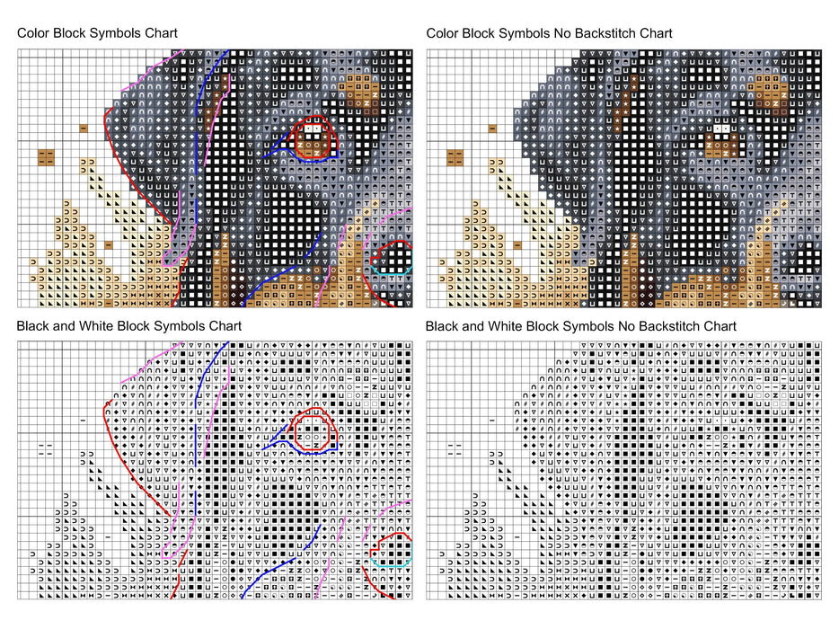 Rottweiler Comb - PDF Cross Stitch Pattern