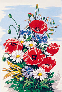 Needlepoint canvas for halfstitch without yarn Canvas Bouquet SEU928.222 Seg De Paris Printed Tapestry Canvas