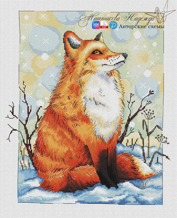 Fox - PDF Cross Stitch Pattern