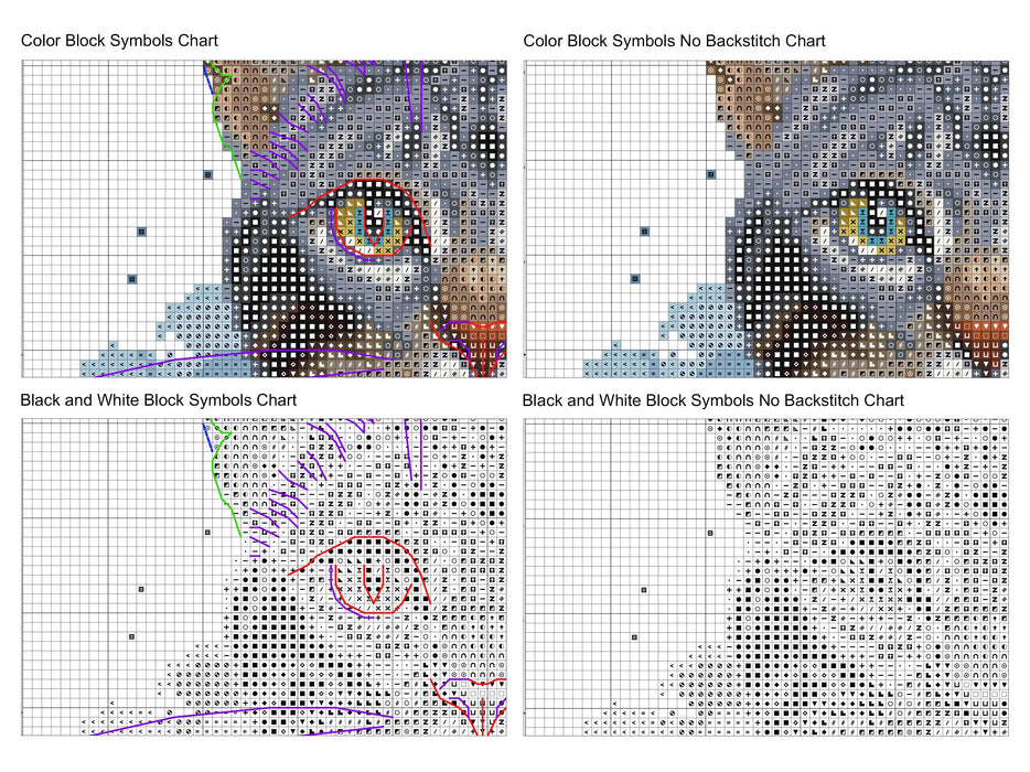 Egyptian Mau Comb - PDF Cross Stitch Pattern