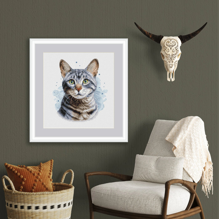 Egyptian Mau Comb - PDF Cross Stitch Pattern