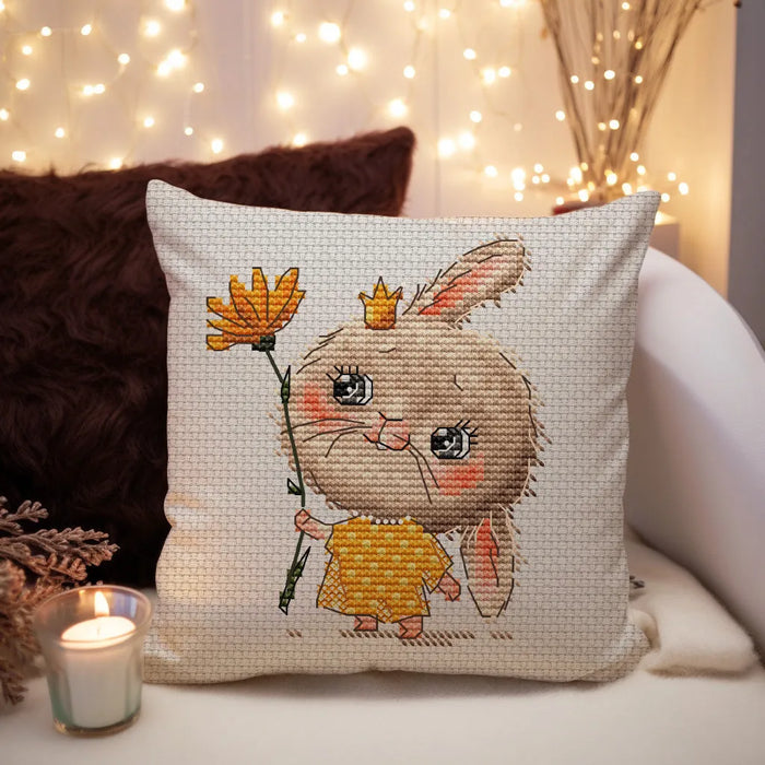 Bunny the Princess Comb - PDF Cross Stitch Pattern