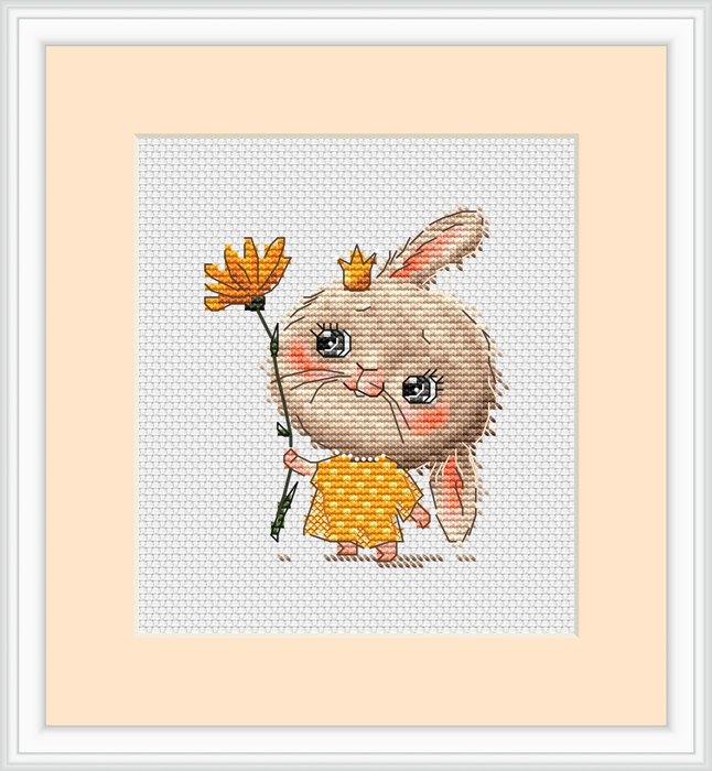 Bunny the Princess Comb - PDF Cross Stitch Pattern