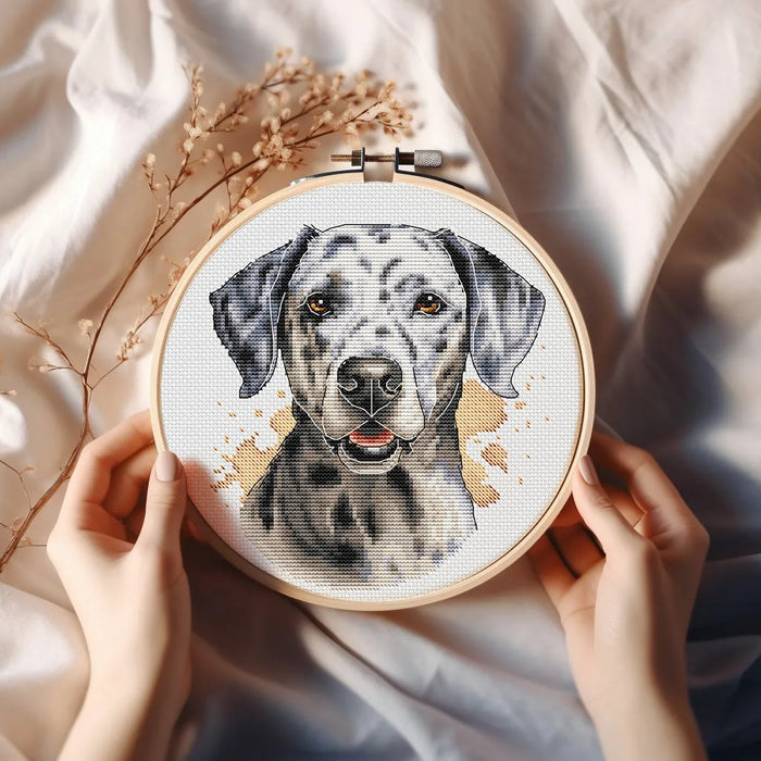 Dalmatian Dog Comb - PDF Cross Stitch Pattern