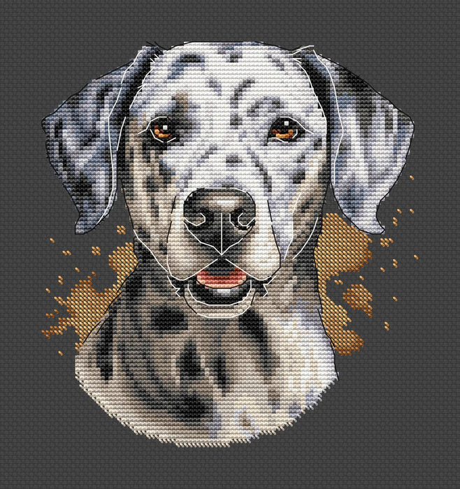 Dalmatian Dog Comb - PDF Cross Stitch Pattern