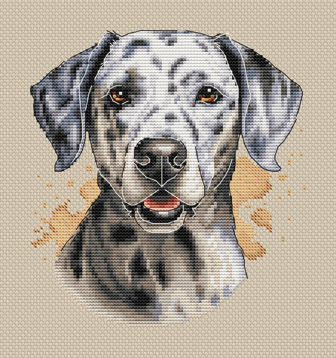 Dalmatian Dog Comb - PDF Cross Stitch Pattern