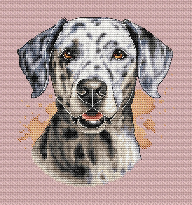 Dalmatian Dog Comb - PDF Cross Stitch Pattern