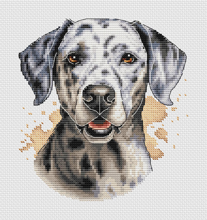 Dalmatian Dog Comb - PDF Cross Stitch Pattern