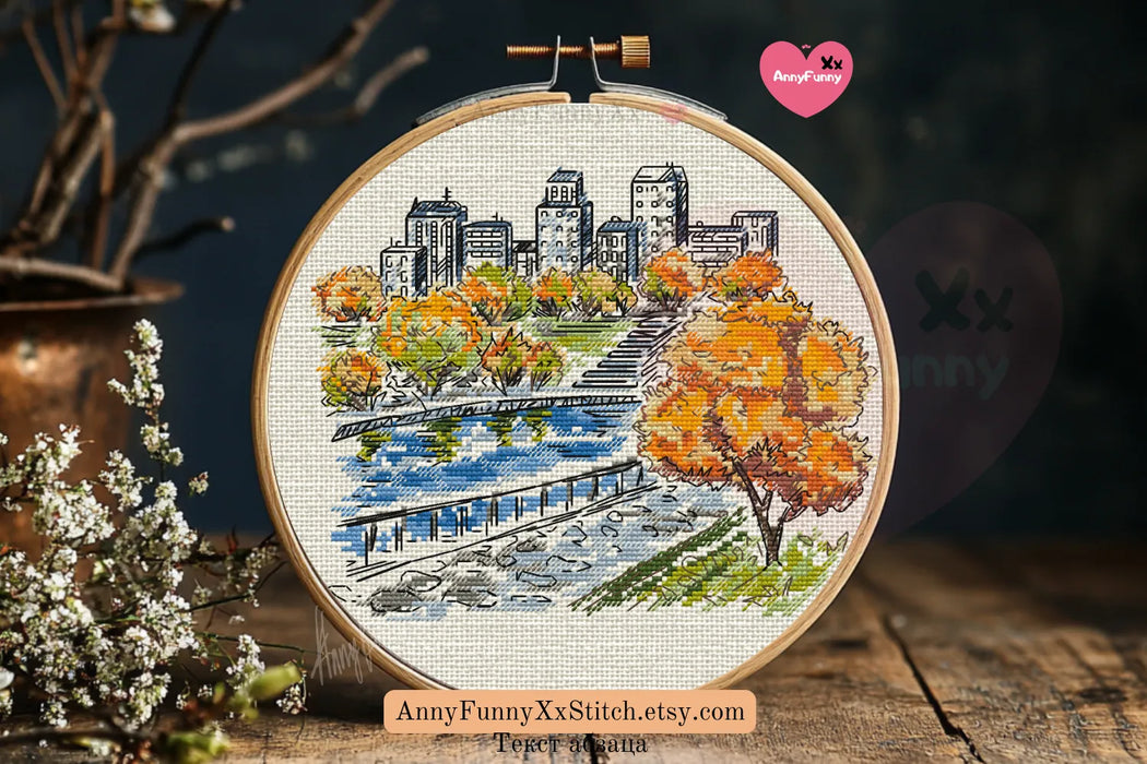 Lyrics of Autumn - PDF Cross Stitch Pattern