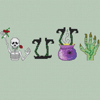 Halloween Plant Toppers - PDF Cross Stitch Pattern