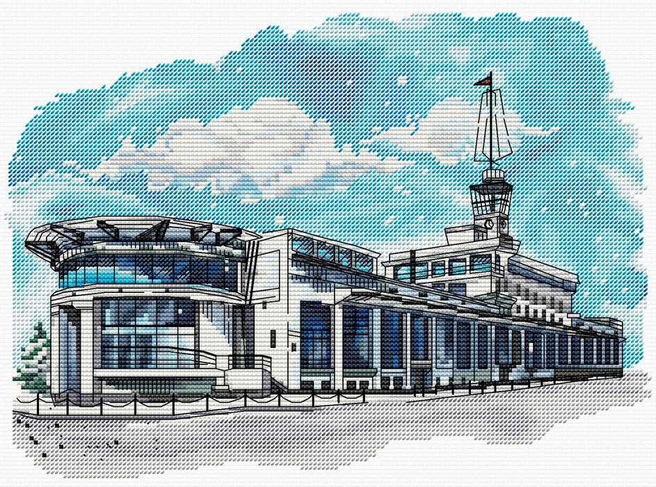 River Station - PDF Cross Stitch Pattern