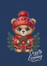 Christmas Bear - PDF Cross Stitch Pattern