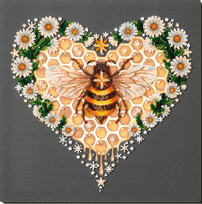 Bead Embroidery Kit - Honey plant AB-815