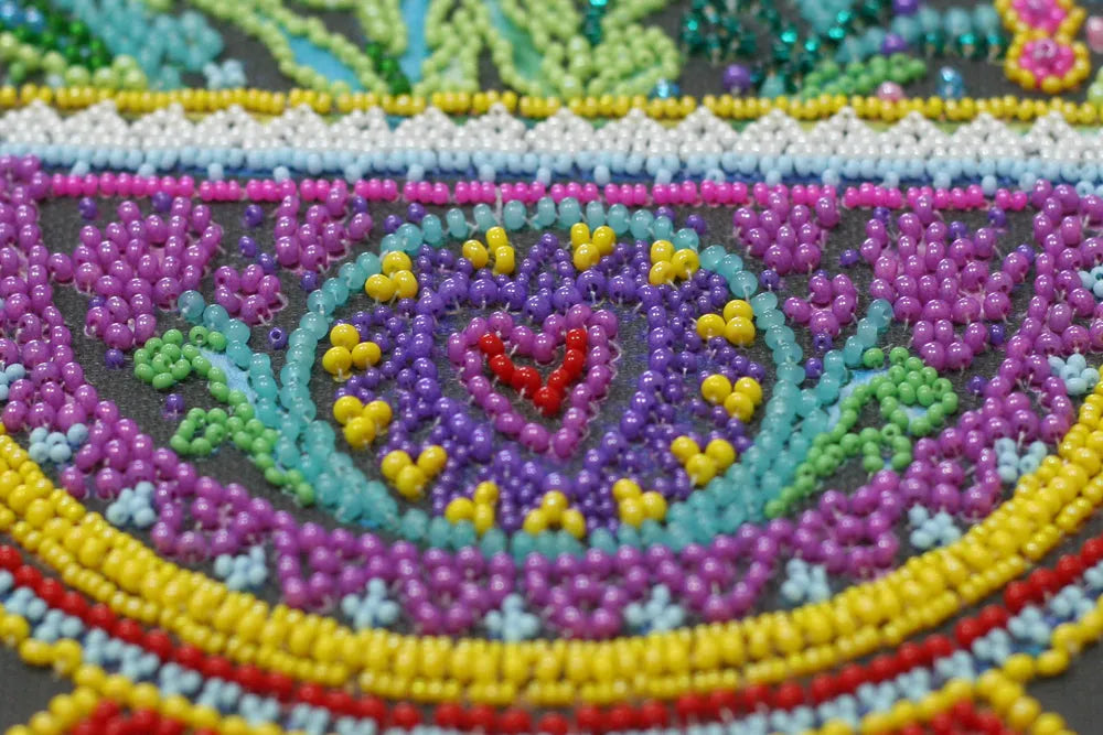 Bead Embroidery Kit - Cup of happiness