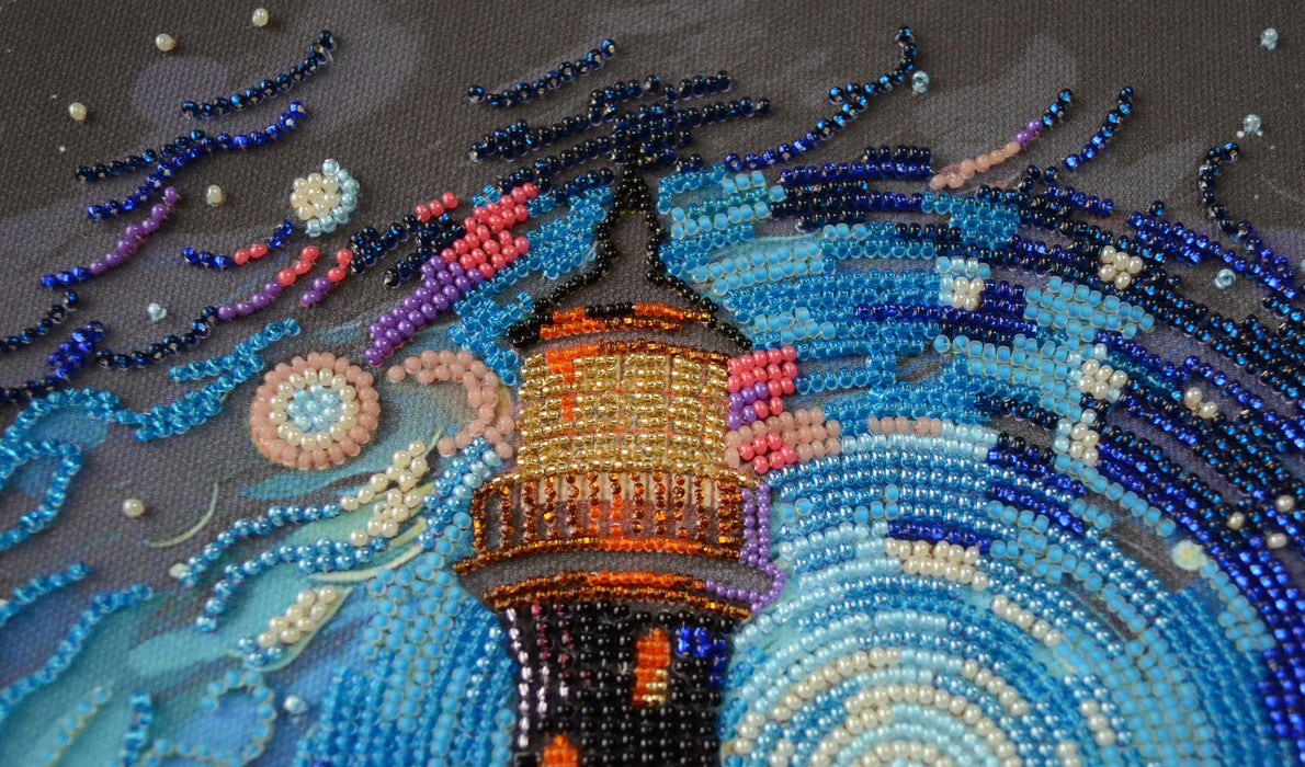 Bead Embroidery Kit - Lighting the way