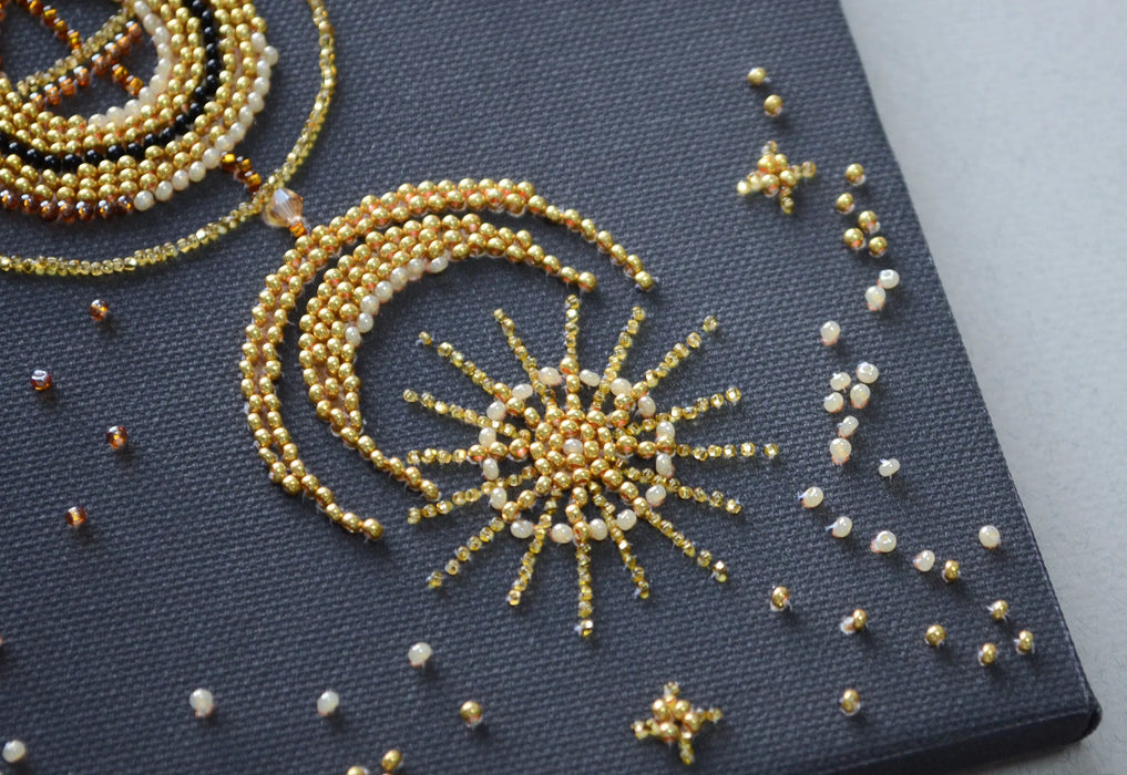 Bead Embroidery Kit - Golden talisman AB-921