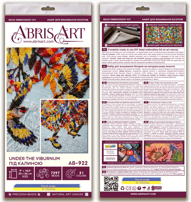 Bead Embroidery Kit - Under the viburnum AB-922