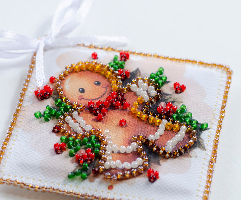 Bead Embroidery Kit Decoration - Holiday baking ABT-033