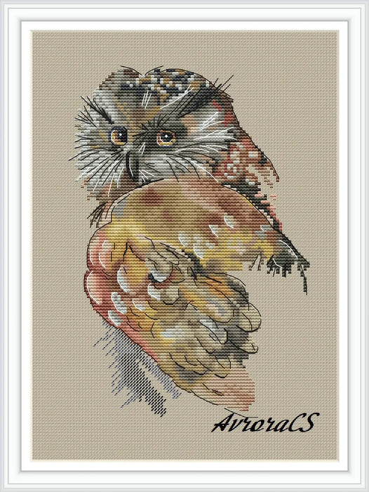 Wise gaze - PDF Cross Stitch Pattern