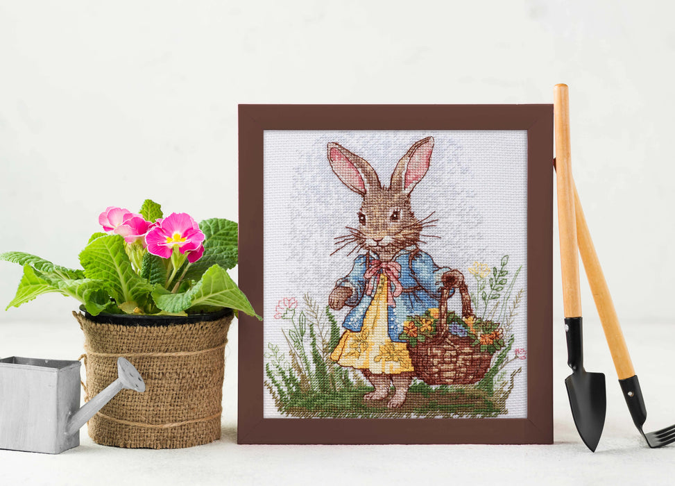 Cross-stitch kit Spring Bunny AH-200