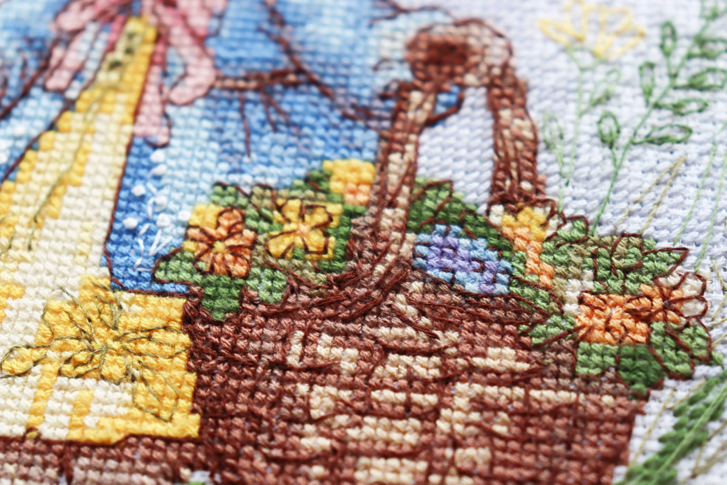 Cross-stitch kit Spring Bunny AH-200