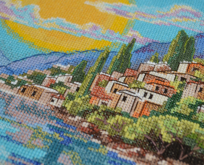 Cross-stitch kit - The sun of Sicily