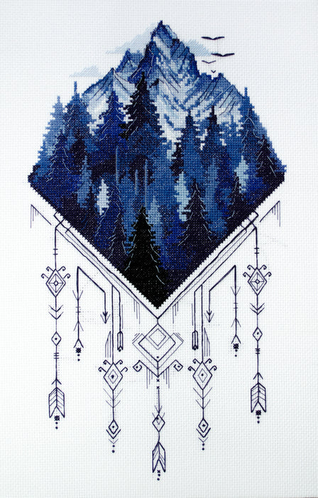 Counted Cross-stitch kit - Silver land AH-242