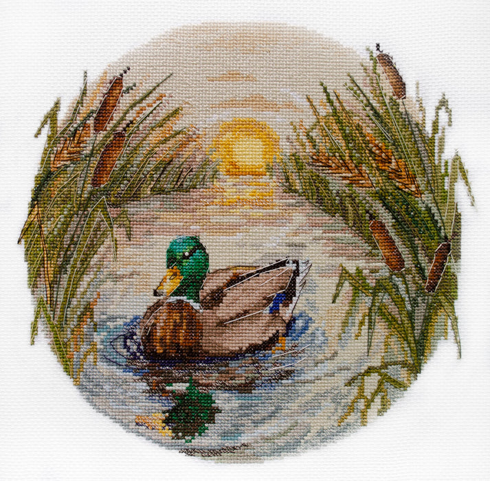 Counted Cross-stitch kit - Evening swim AH-259