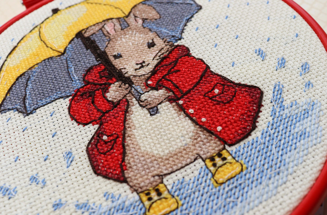 Cross-stitch kit Little bunny AHM-075