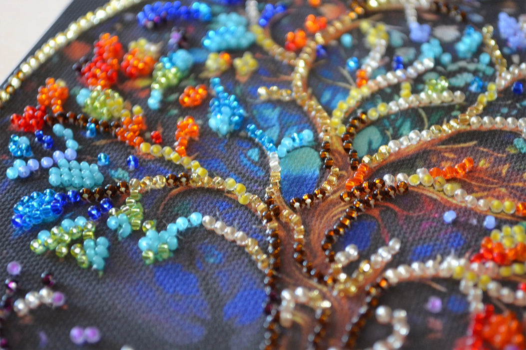 Bead embroidery kit - The color of life AM-252