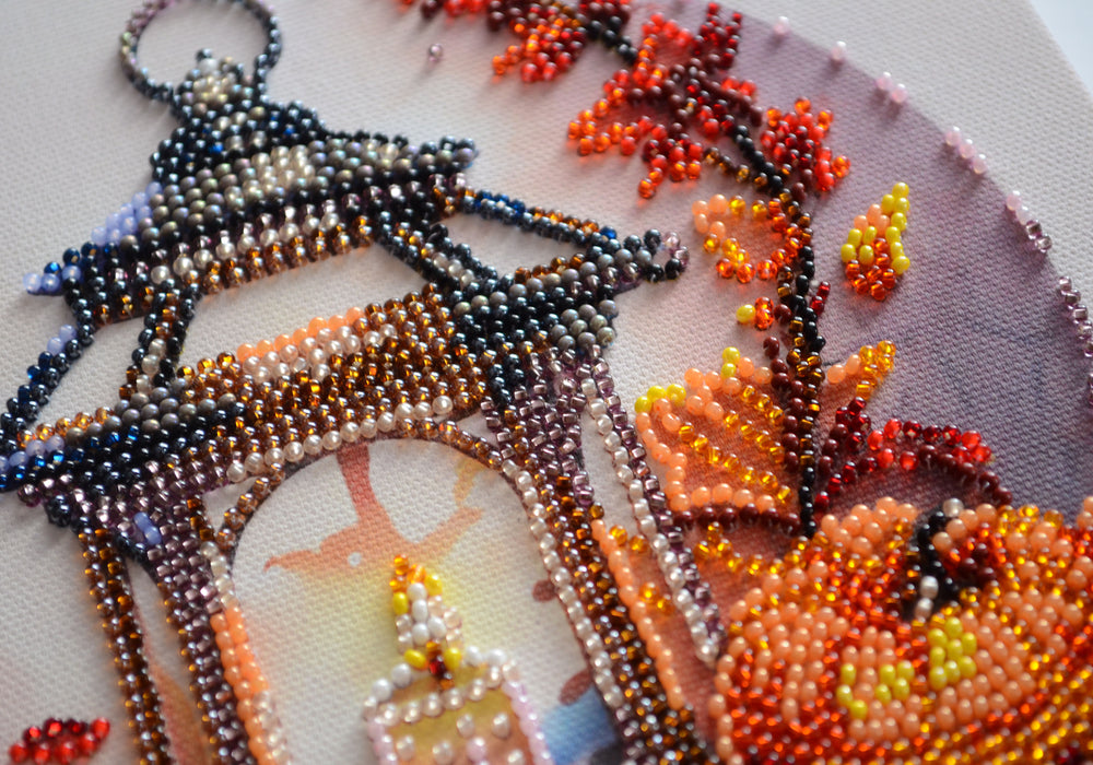 Bead embroidery kit - Autumn light AMB-109