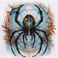 Mid-sized Bead Embroidery kit - Crystal Web