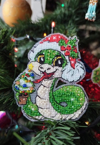 Snake. Christmas Tree - PDF Cross Stitch Pattern