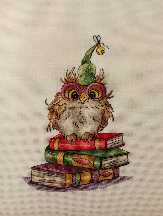 Inquisitive owl - PDF Cross Stitch Pattern