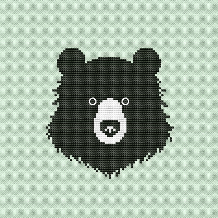 Bear. Primitive - PDF Cross Stitch Pattern