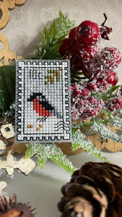 Winter Postage Stamps - PDF Cross Stitch Pattern