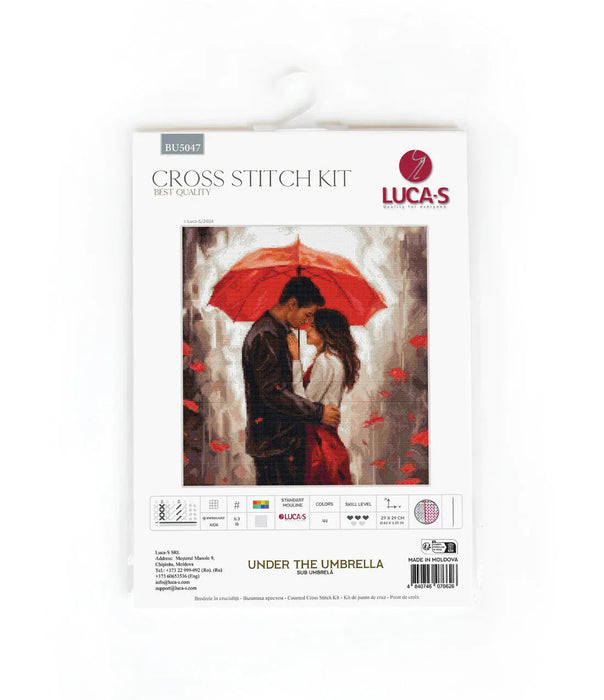 Under the Umbrella BU5047L Counted Cross-Stitch Kit