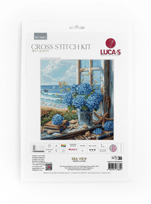 Sea View BU5065L Counted Cross-Stitch Kit