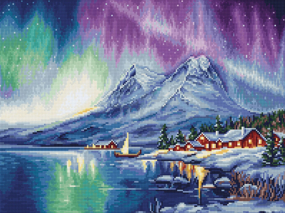 Northern Lights B705L Counted Cross-Stitch Kit