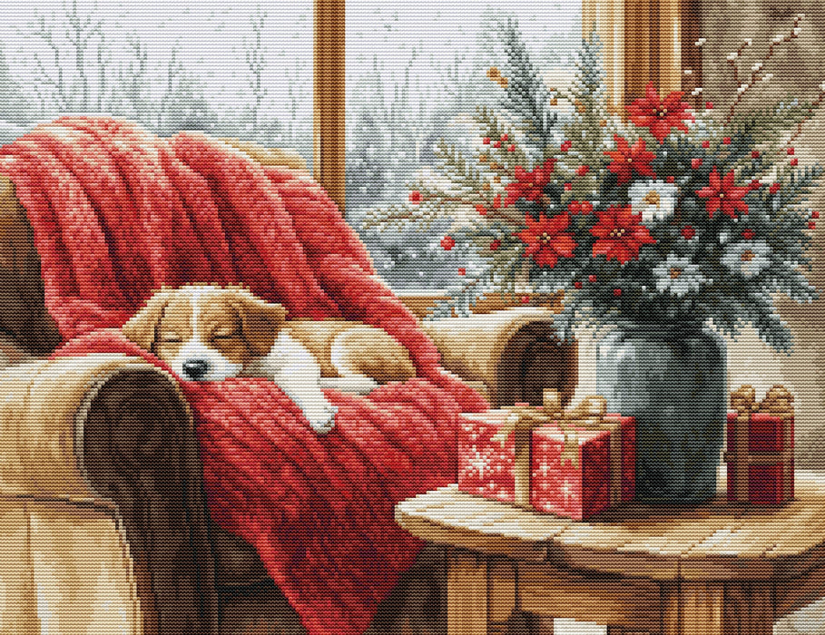 Christmas Moment B711L Counted Cross-Stitch Kit