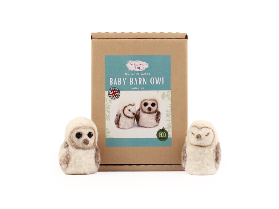 Felting Kit - Baby Barn Owl Needle Felt Kit