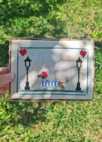 Bonjour Paris - PDF Cross Stitch Pattern