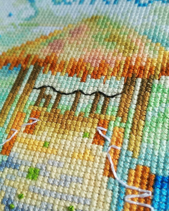 Cote d'Azur - PDF Cross Stitch Pattern