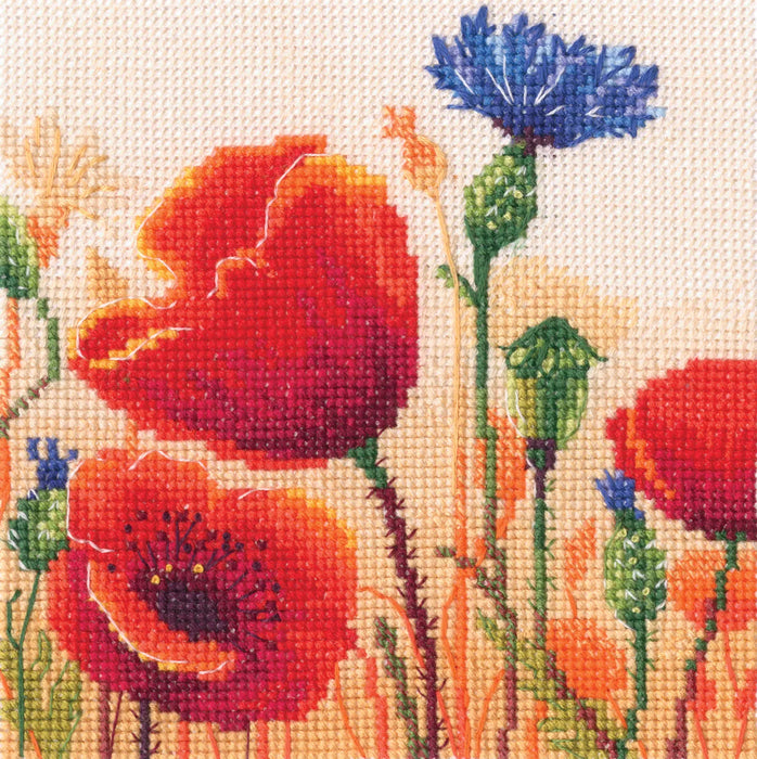 Summer poppyhead C370 Counted Cross Stitch Kit