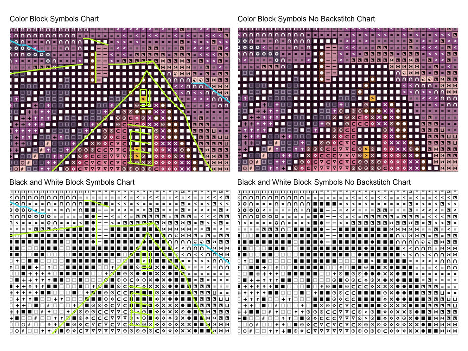 Enchanted Mountain Retreat - PDF Cross Stitch Pattern