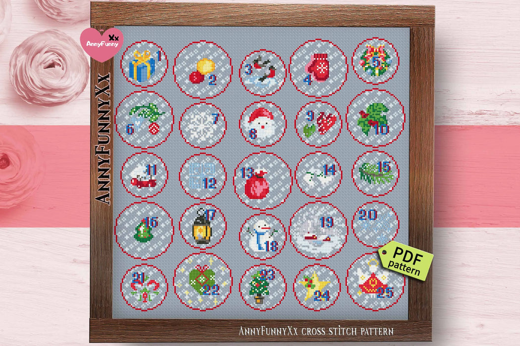 Sampler. Christmas 4 - PDF Cross Stitch Pattern