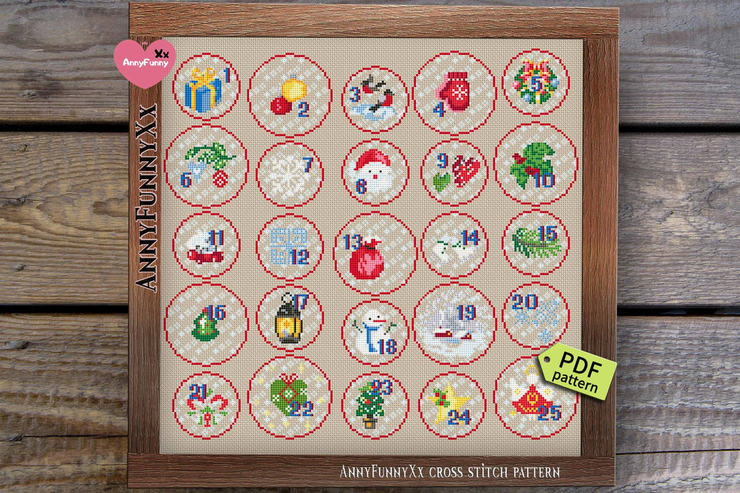 Sampler. Christmas 4 - PDF Cross Stitch Pattern